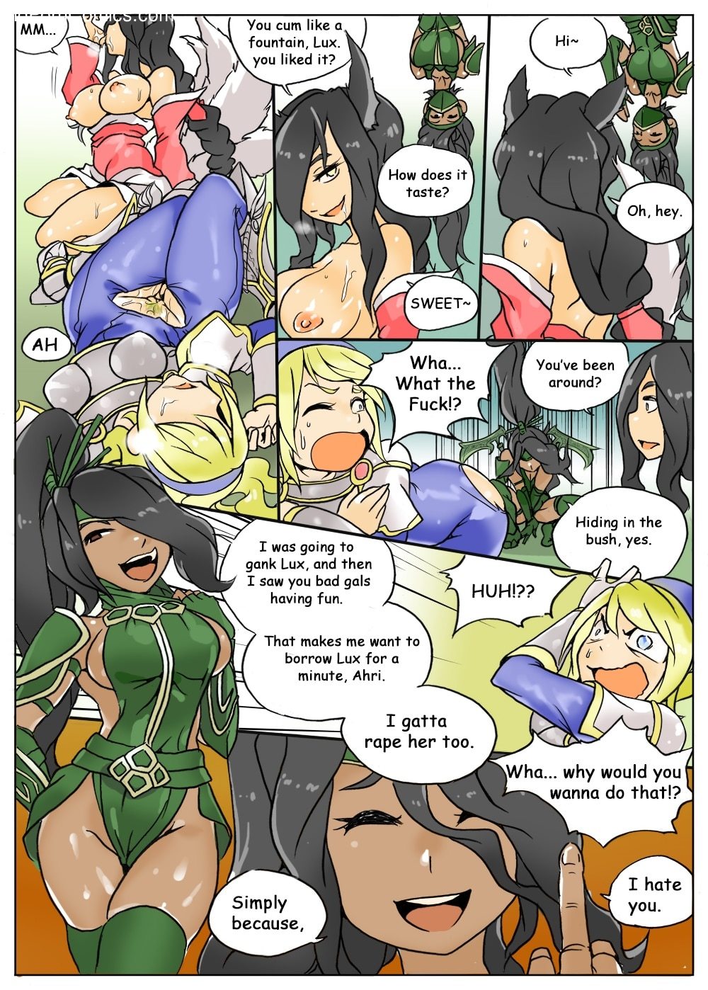Kimmundo- Lux gets Ganked8 free sex comic